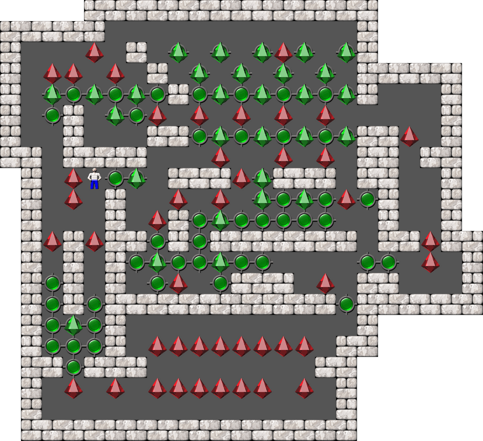 Sokoban Mass Remodel level 937